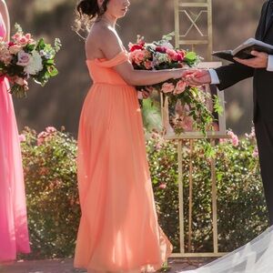 Birdy Grey Orange Bridesmaid Dress